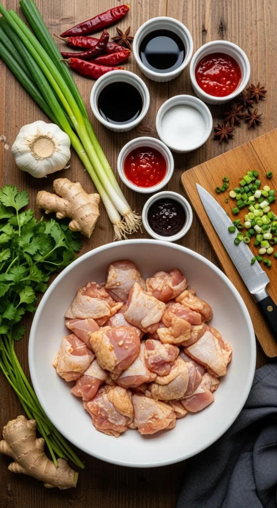 Yats Drunken Chicken Ingredients