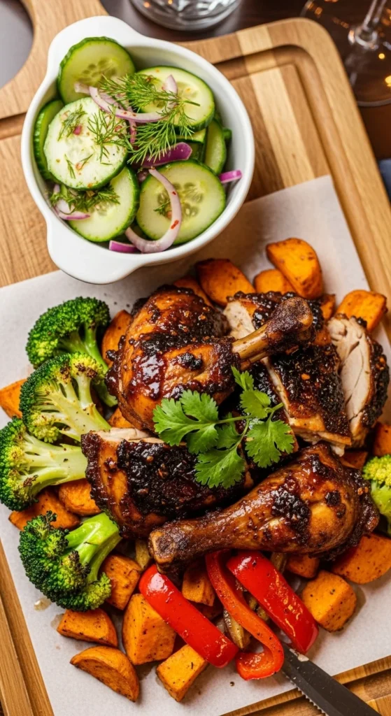 Yats Drunken Chicken Serving